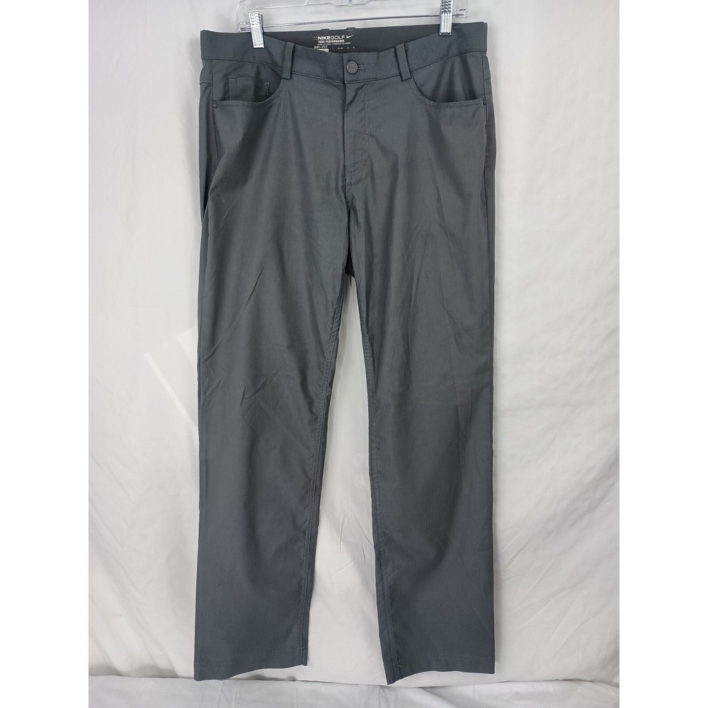Nike Golf Tour Performance Gray Golf Pants Men's 34 x 32